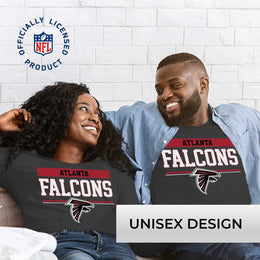 Atlanta Falcons NFL Adult Charcoal Long Sleeve T Shirt - Charcoal