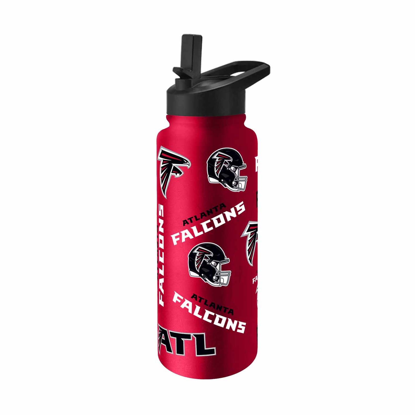 Atlanta Falcons NFL 34oz Quencher Stainless Steel Insulated Water Bottle - Red