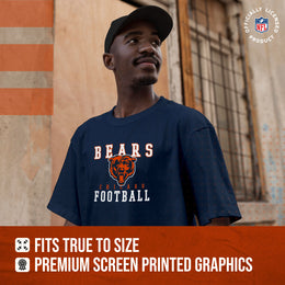 Chicago Bears NFL Core Fan Adult Pro Football T-Shirt - Navy