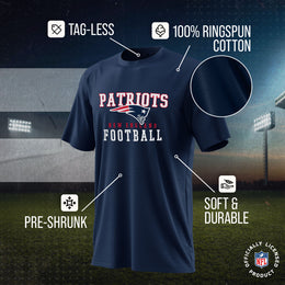 New England Patriots NFL Core Fan Adult Pro Football T-Shirt - Navy