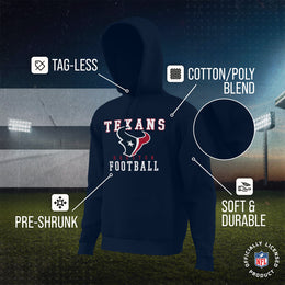 Houston Texans NFL Core Fan Adult Hooded Sweatshirt - Navy