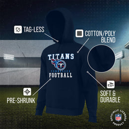 Tennessee Titans NFL Core Fan Adult Hooded Sweatshirt - Navy