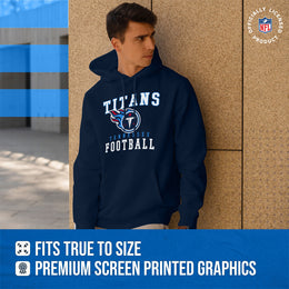 Tennessee Titans NFL Core Fan Adult Hooded Sweatshirt - Navy