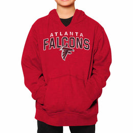 Atlanta Falcons NFL Youth Starting Fresh Hoodie- Pro Football Sweatshirt for Boys and Girls - Red
