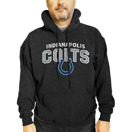 Indianapolis Colts NFL Adult Unisex Starting Fresh Ultra Soft Fleece Hooded Sweatshirt - Black Heather