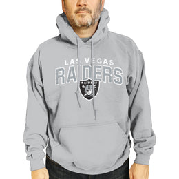 Las Vegas Raiders NFL Adult Unisex Starting Fresh Ultra Soft Fleece Hooded Sweatshirt - Athletic Heather