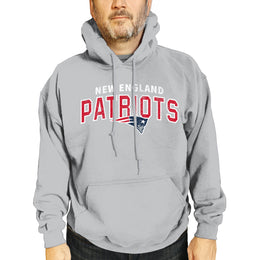 New England Patriots NFL Adult Unisex Starting Fresh Ultra Soft Fleece Hooded Sweatshirt - Athletic Heather