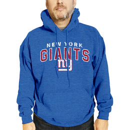 New York Giants NFL Adult Unisex Starting Fresh Ultra Soft Fleece Hooded Sweatshirt - Royal