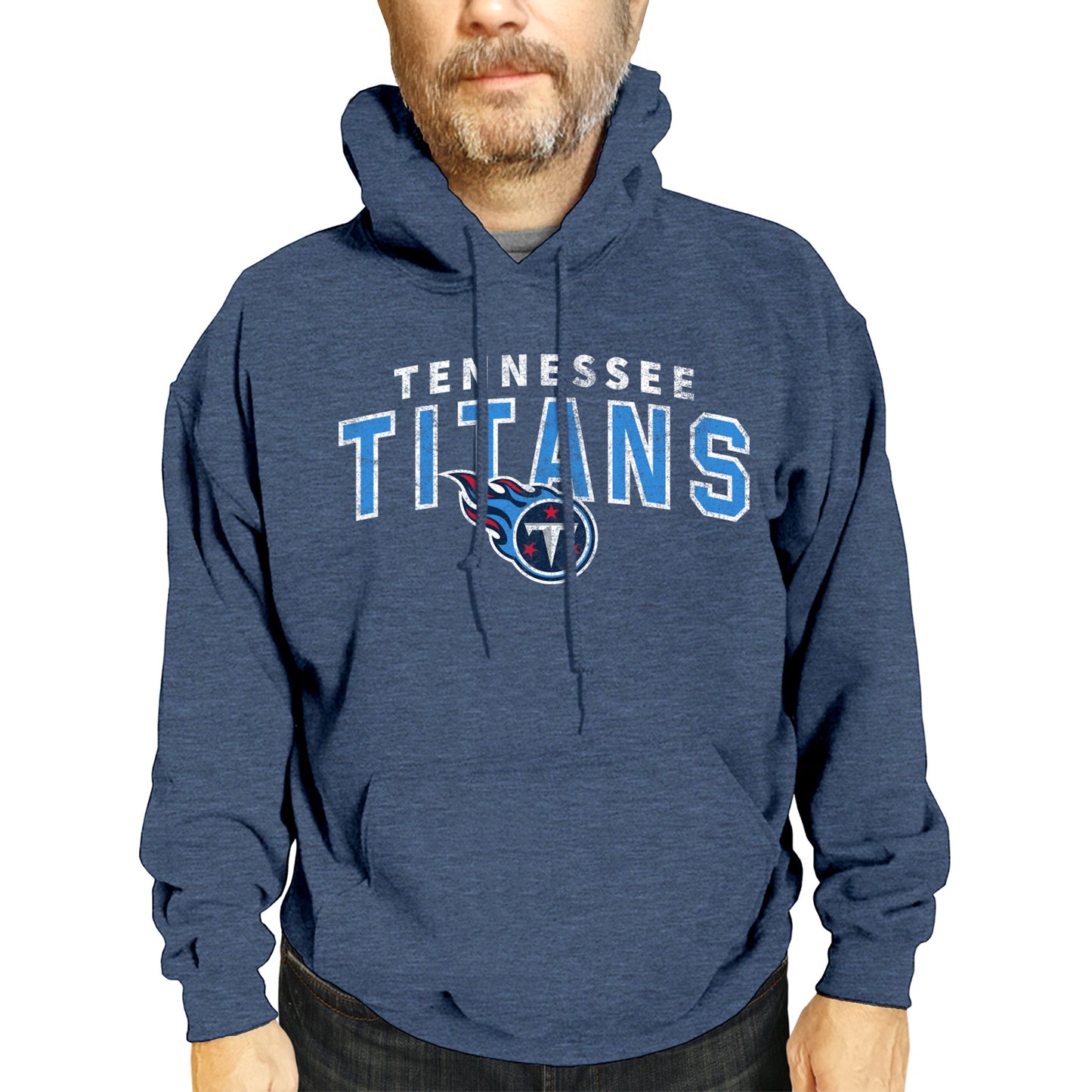 Tennessee Titans NFL Adult Unisex Starting Fresh Ultra Soft Fleece Hooded Sweatshirt - Navy