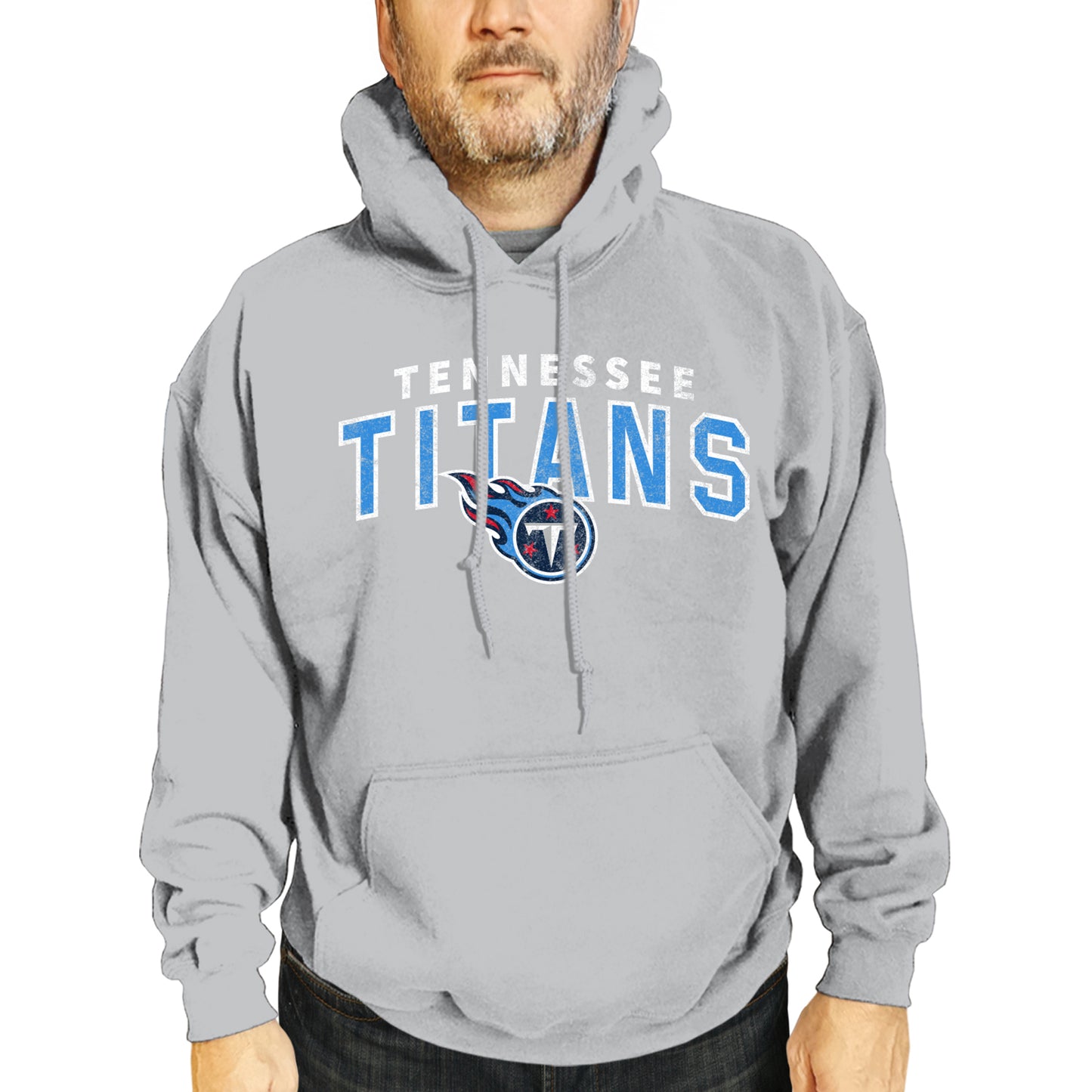 Tennessee Titans NFL Adult Unisex Starting Fresh Ultra Soft Fleece Hooded Sweatshirt - Athletic Heather