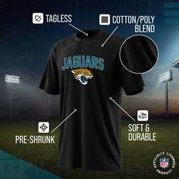 Jacksonville Jaguars NFL Youth Home Team Tee- Youth Pro Football T-Shirt For Boys & Girls Kids clothes - Black