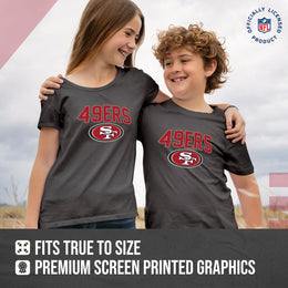 San Francisco 49ers NFL Youth Home Team Tee- Youth Pro Football T-Shirt For Boys & Girls Kids clothes - Sport Gray
