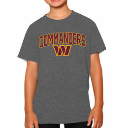 Washington Commanders NFL Youth Home Team Tee- Youth Pro Football T-Shirt For Boys & Girls Kids clothes - Sport Gray