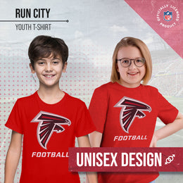 Atlanta Falcons NFL Youth Run City Tee - Red