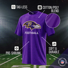 Baltimore Ravens NFL Youth Run City Tee - Purple