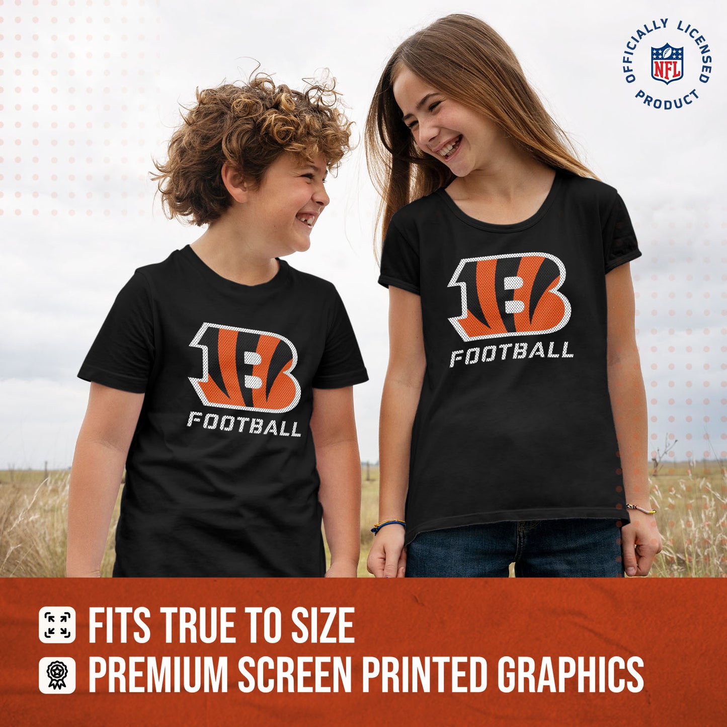 Cincinnati Bengals NFL Youth Run City Tee - Black