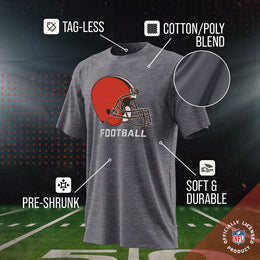 Cleveland Browns NFL Youth Run City Tee - Sport Gray