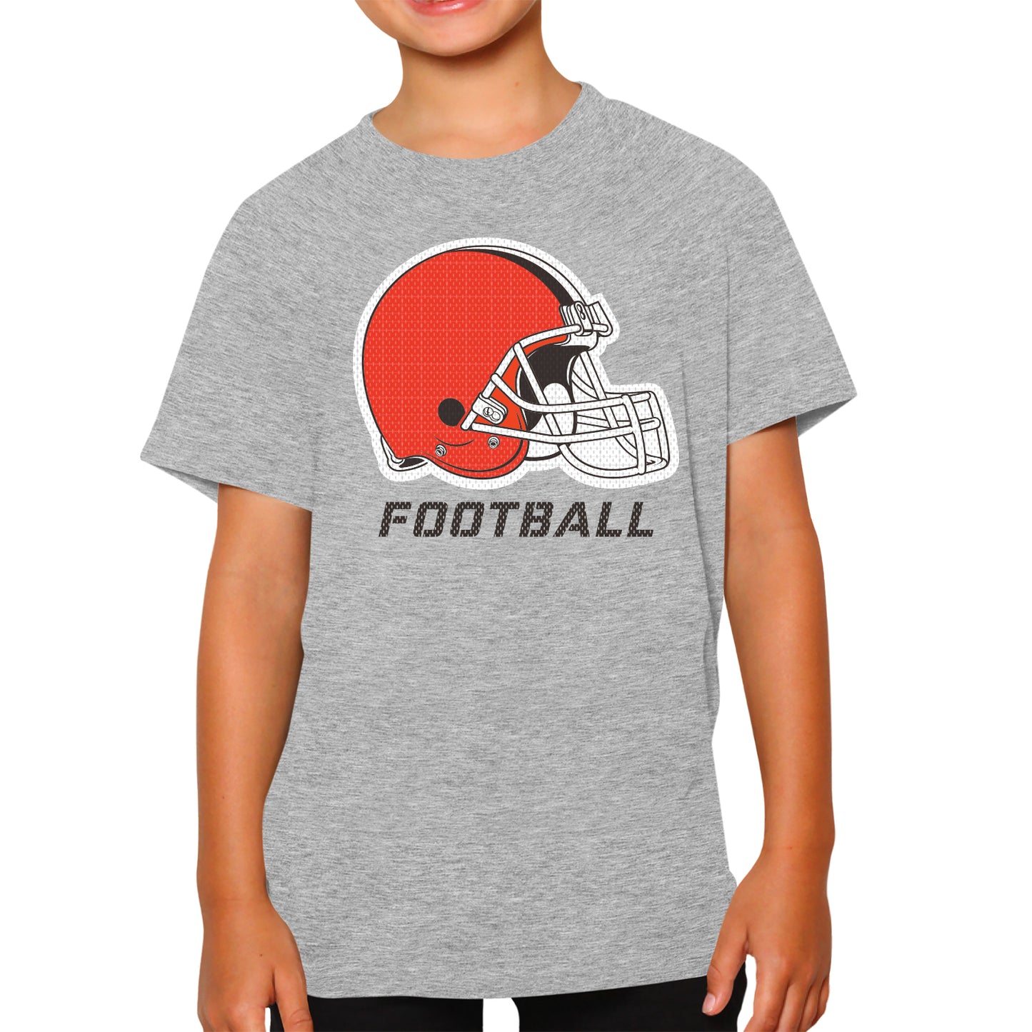 Cleveland Browns NFL Youth Run City Tee - Sport Gray