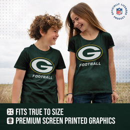 Green Bay Packers NFL Youth Run City Tee - Green
