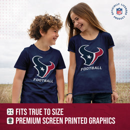 Houston Texans NFL Youth Run City Tee - Navy