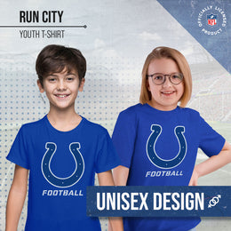 Indianapolis Colts NFL Youth Run City Tee - Royal