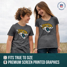 Jacksonville Jaguars NFL Youth Run City Tee - Sport Gray