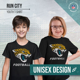 Jacksonville Jaguars NFL Youth Run City Tee - Black