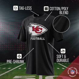 Kansas City Chiefs NFL Youth Run City Tee - Black