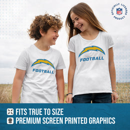 Los Angeles Chargers NFL Youth Run City Tee - White