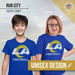 Los Angeles Rams NFL Youth Run City Tee - Royal