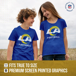 Los Angeles Rams NFL Youth Run City Tee - Royal