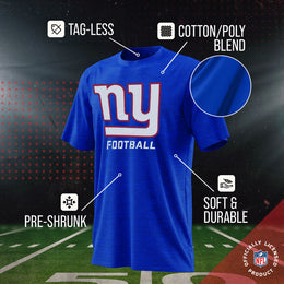 New York Giants NFL Youth Run City Tee - Royal