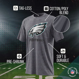 Philadelphia Eagles NFL Youth Run City Tee - Sport Gray
