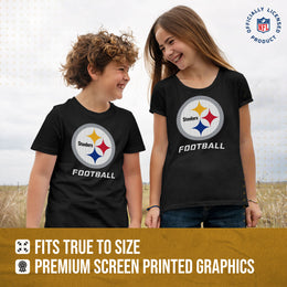 Pittsburgh Steelers NFL Youth Run City Tee - Black