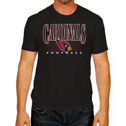 Arizona Cardinals NFL Adult Overtime Blueprint Tag-Less T-Shirt - Black