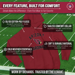 Arizona Cardinals Team Fan Apparel NFL  Gameday Hoodie - Cardinal