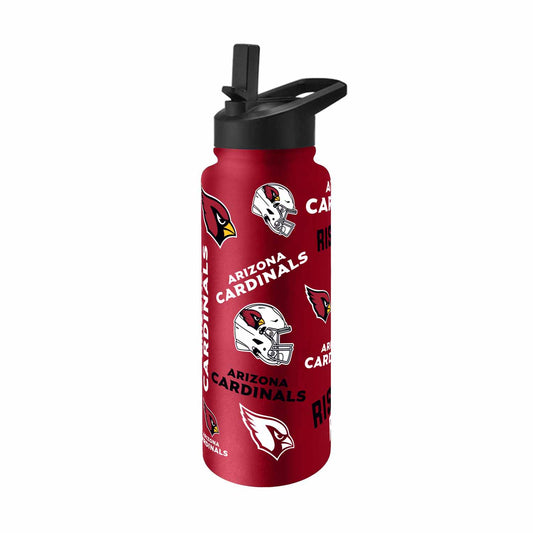 Arizona Cardinals NFL 34oz Quencher Stainless Steel Insulated Water Bottle - Cardinal