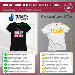 Arizona Cardinals NFL Womens Team Slogan Short Sleeve Tshirt - Black