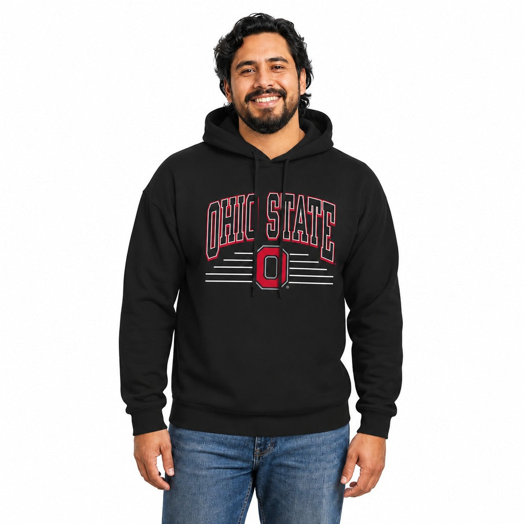 Ohio State Buckeyes  Overtime Classics Fleece Hoodie Sweatshirt - Black