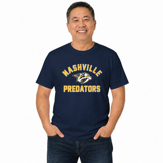 Nashville Predators NHL Gameday T-Shirt 100% Cotton Unisex Men and Women