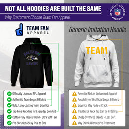 Baltimore Ravens Team Fan Apparel NFL  Gameday Hoodie - Black