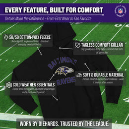 Baltimore Ravens Team Fan Apparel NFL  Gameday Hoodie - Black