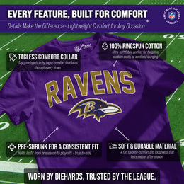 Baltimore Ravens NFL Home Team Tee - Purple