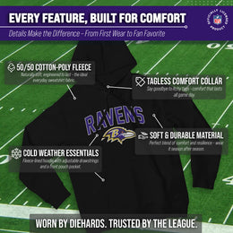 Baltimore Ravens NFL Home Team Hoodie - Black