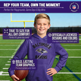 Baltimore Ravens NFL Youth Gameday Hooded Sweatshirt - Purple