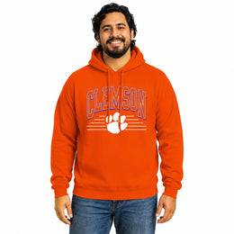 Clemson Tigers  Overtime Classics Fleece Hoodie Sweatshirt - Orange