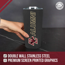 Boston College Eagles Collegiate Stainless Steel Travel Tumbler for Alumni - Black