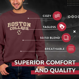 Boston College Eagles Boston College Sweatshirt Crewneck for Men and Women - Maroon