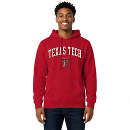Texas Tech Red Raiders Arch & Logo Gameday Hoodie NCAA Fleece Hoodie - Red
