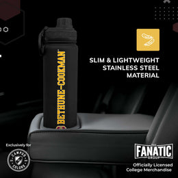 Bethune-Cookman University NCAA Stainless Steel Water Bottle - Black